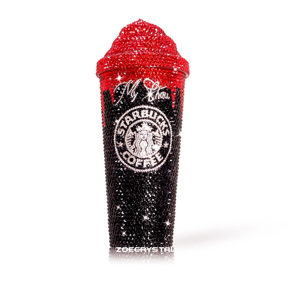 BLING STARBUCKS Coffee Cold Cup / Mug / Tumbler with Swarovski Crystal –  ZoeCrystals