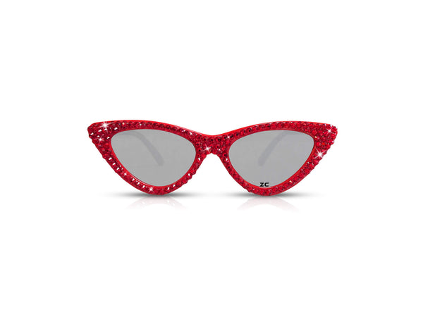 Sunglasses Hollywood Cat Eye, Made In Italy Comes With Case New Festival Beach Honey Couture TRIXI Cat Eye Festival Sunglasses main image 3