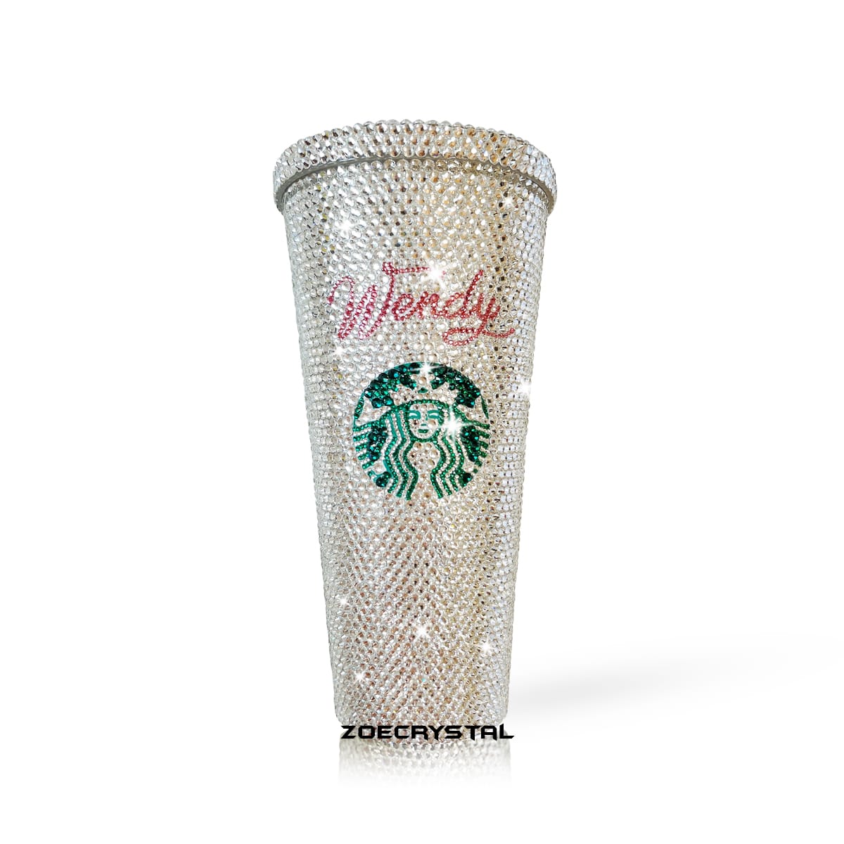 Custom Bling Crystallized STARBUCKS BEDAZZLED Tumbler With Swarovski  Crystals 