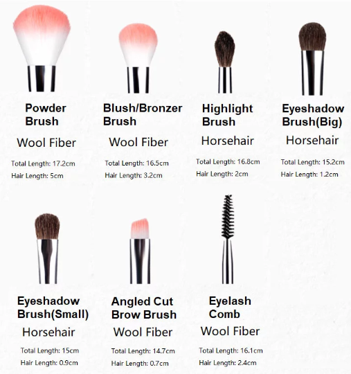 Makeup Brushes & Holder Bedazzled with Rhinestones / Swarovski  Blusher