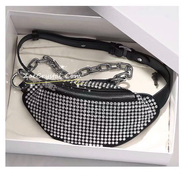 Rhinestone Bling Envelop Belt Bag Accessories | Rhinestone Bling Envelop Belt Bag | Poshmark main image 3