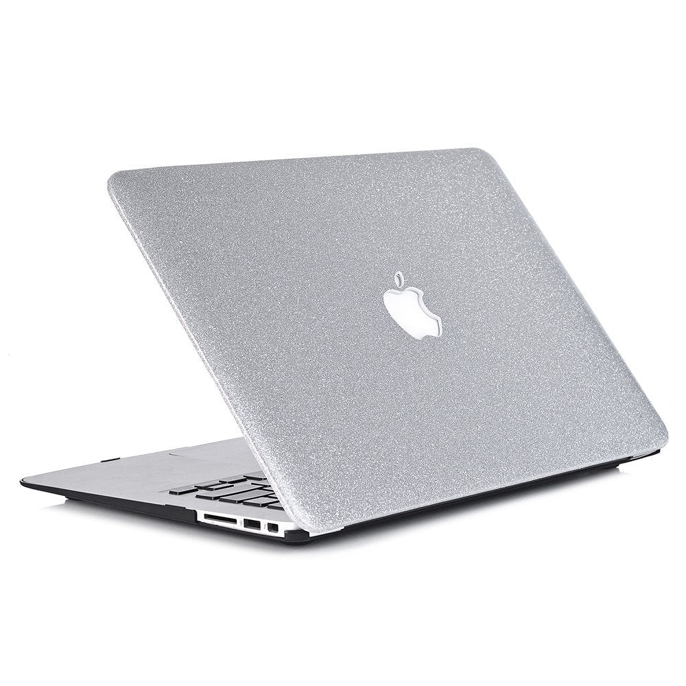 Glitter MACBOOK Case / Cover Air Pro Bedazzled Bling 11" 12" 13" 15" 16" Silver Sparkly Shinny Bejeweled Bedazzled Bling Stylish Diamond