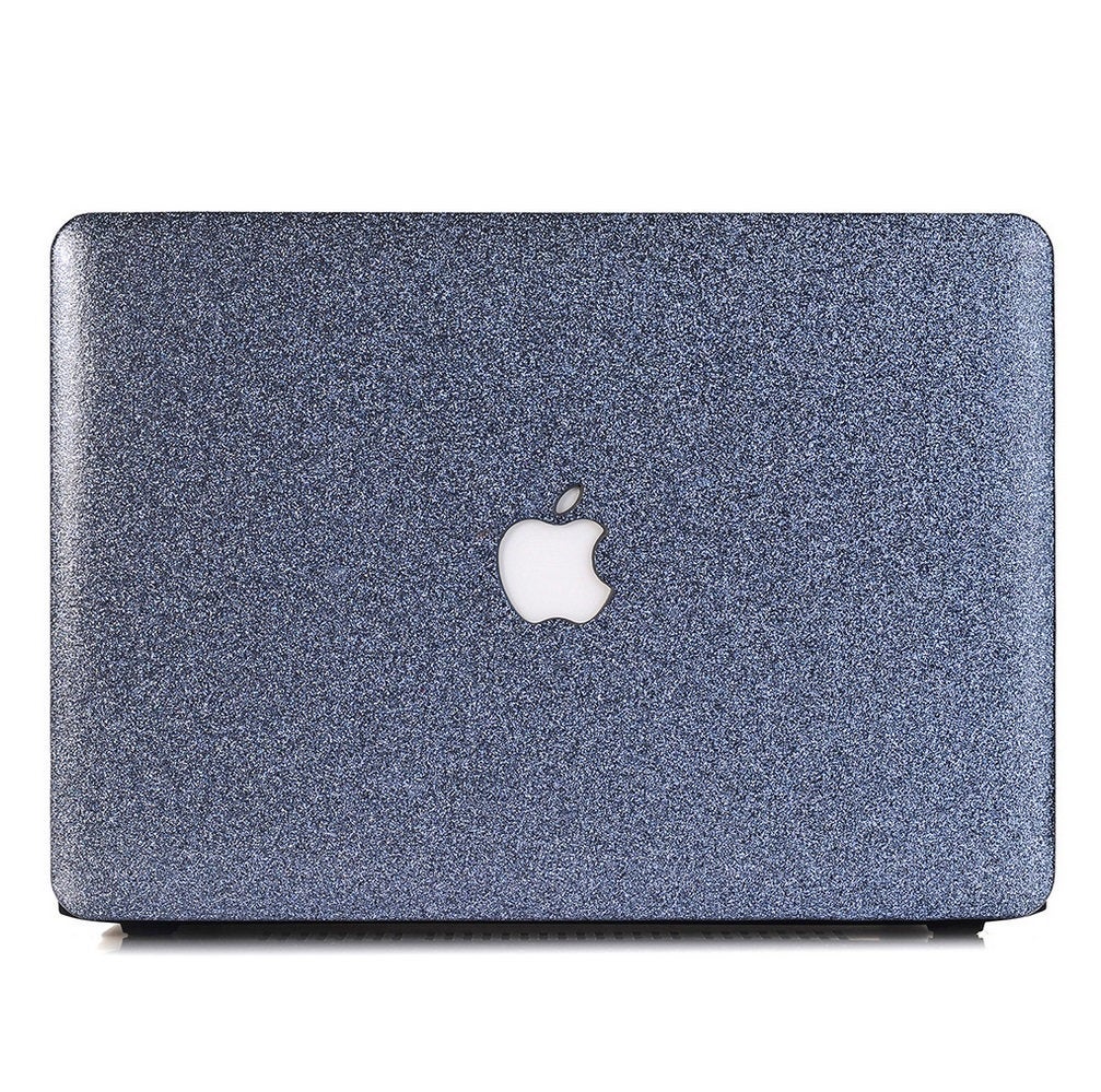 Glitter MACBOOK Case / Cover Air Pro Bedazzled Bling 11" 12" 13" 15" 16" Grayish Blue Sparkly Shinny Bejeweled Bedazzled Bling Stylish