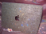 MACBOOK Case / Cover CELEB Kim Kardashian Kylie Jenner in Silver Crystal Rhinestone (Air / Pro) Glittering Sparkly Shinny