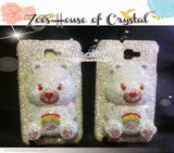 Czech/ Swarovski 3D CARE BEAR Crystal Cell Phone Case - Available for Samsung Galaxy S4 case