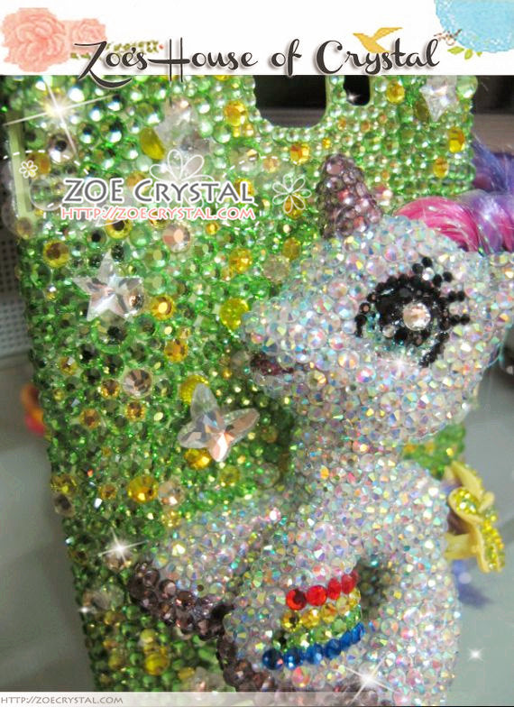 Czech/ Swarovski My Little Pony or Unicorn 3D Cell Phone Case