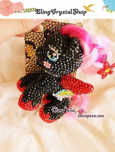Czech/ Swarovski COOL My Little Pony / Little Pegasus 3D Cell Phone Case