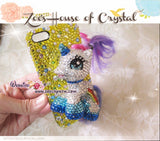 Czech/ Swarovski My Little Pony or UNICORN BLING Crystal 3D Cell Phone Case