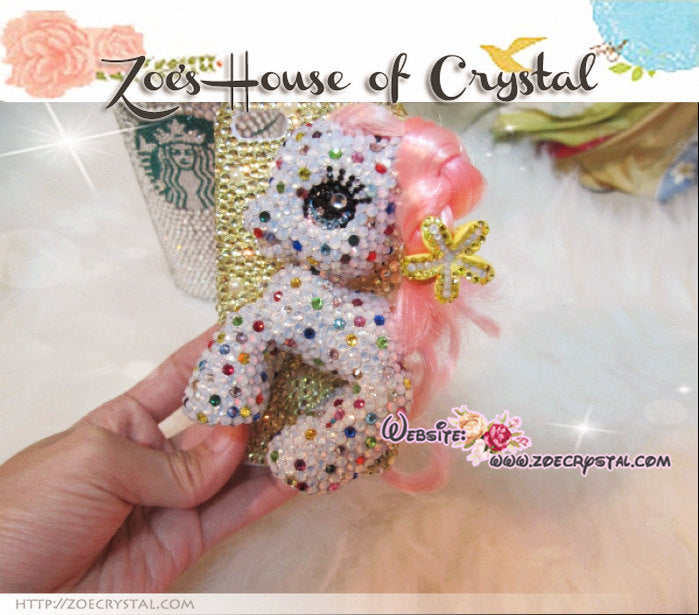 Czech/ Swarovski My Little Pony BLING Crystal 3D Cell Phone CASE