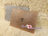 MACBOOK Air Pro Case Bedazzled Sparky Champange Rhinestone Crystal Random Sizes Pattern Kim Kardashian