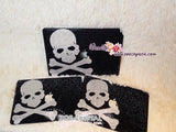 4mm MACBOOK Case Kim Kardashian Kylie Jenner in Black Skull Crystal Rhinestone Celeb Bedazzled Sparky Shinny