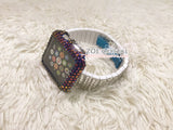Bedazzled Bling Apple Watch Volcano Crystal Case / Protector / Cover with a White Swarovski Rhinestone iWatch Band / Strap