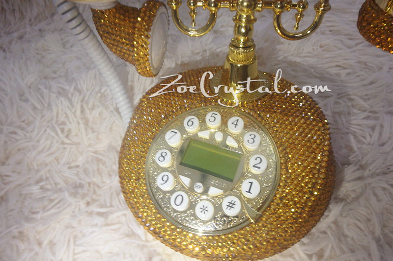 New Color** GOLD CLASSIC Bling and Sparkly PHONE to ensure a good mood when making / receiving a call