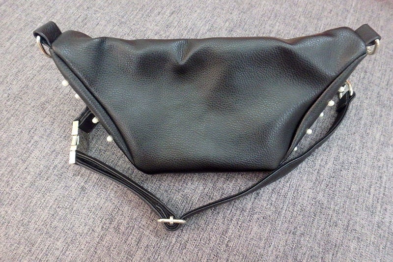 Leather Belt Bag, Hands Free Waist & Hip Purse