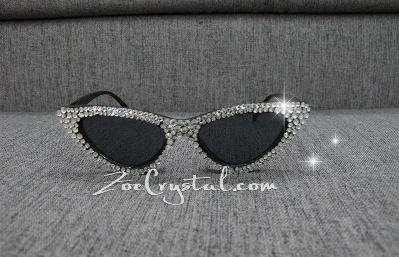 sunglassLA - Womens High Fashion Glam Rock Jagged Edge Staggered Cat Eye  Sunglasses - 60mm 