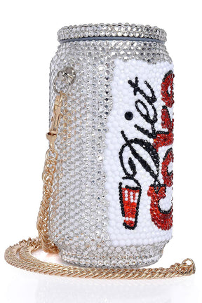 Fashionable and Bling Diet Coke Clutch - Bridal / Bridesmaid / Wedding Clutch / Evening bag - wedding prom festival fashion party