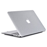 Glitter MACBOOK Case / Cover Air Pro Bedazzled Bling 11" 12" 13" 15" 16" Silver Sparkly Shinny Bejeweled Bedazzled Bling Stylish Diamond