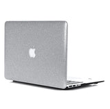 Glitter MACBOOK Case / Cover Air Pro Bedazzled Bling 11" 12" 13" 15" 16" Silver Sparkly Shinny Bejeweled Bedazzled Bling Stylish Diamond