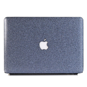 Glitter MACBOOK Case / Cover Air Pro Bedazzled Bling 11" 12" 13" 15" 16" Grayish Blue Sparkly Shinny Bejeweled Bedazzled Bling Stylish