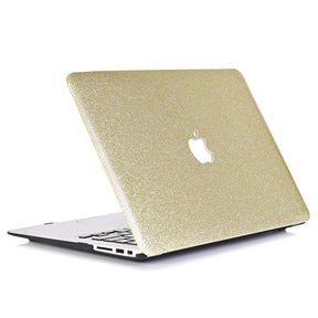 Glitter MACBOOK Case / Cover Air Pro Bedazzled Bling 11" 12" 13" 15" 16" Light Gold Sparkly Shinny Bejeweled Bedazzled Bling Stylish