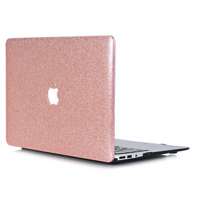 Glitter MACBOOK Case / Cover Air Pro Bedazzled Bling 11" 12" 13" 15" 16" Light Rose Gold Sparkly Shinny Bejeweled Bedazzled Bling Stylish