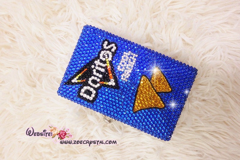 Bling and Bedazzeld Evening Bag or Clutch with Doritos made with Sparkly Crystal Rhinestones Suitable for Party, Wedding, Festival or Prom