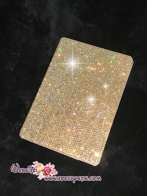 Bedazzled & Bling iPAD Air Pro Mini Case Covered with Swarovski or Czech Crystal Rhinestone Strass Sparkly Shinny Glittery Diamond