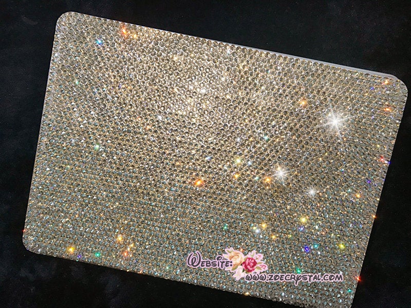 Bedazzled & Bling iPAD Air Pro Mini Case Covered with Swarovski or Czech Crystal Rhinestone Strass Sparkly Shinny Glittery Diamond