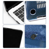Glitter MACBOOK Case Cover Air Pro Bedazzled Bling 13" Air Pro 2021 Emerald Green Sparkly Shiny Bling Stylish Elegant Luxurious