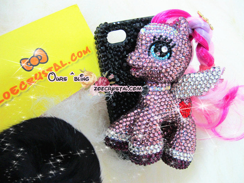Czech/ Swarovski COOL My Little Pony / Little Pegasus 3D Cell Phone Case