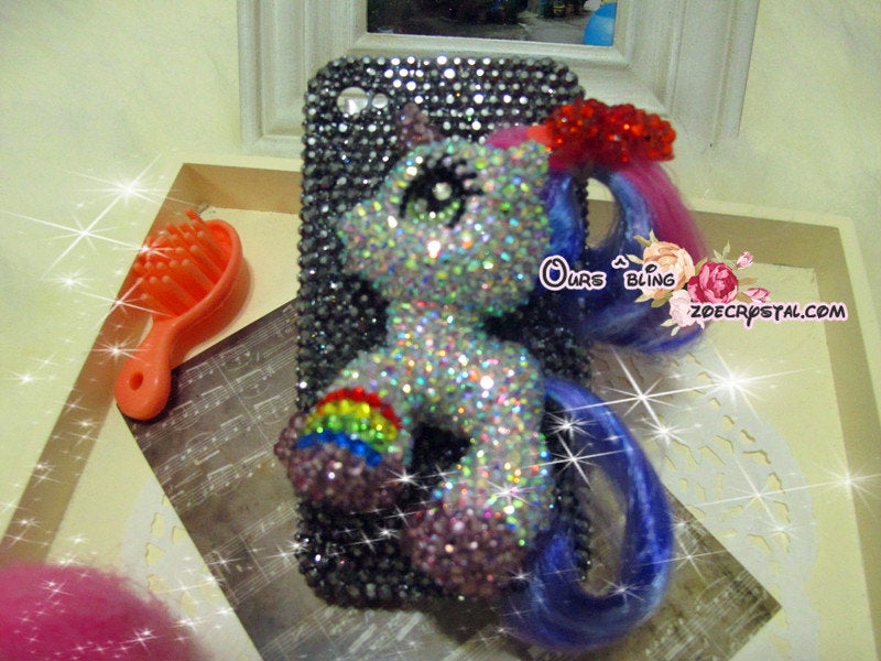 Czech/ Swarovski My Little Pony or Unicorn 3D Cell Phone Case