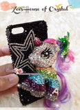 Czech/ Swarovski My Little Pony or UNICORN BLING Crystal 3D Cell Phone Case