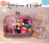 Bling and Sparkly CRYSTAL Clutch with Candies