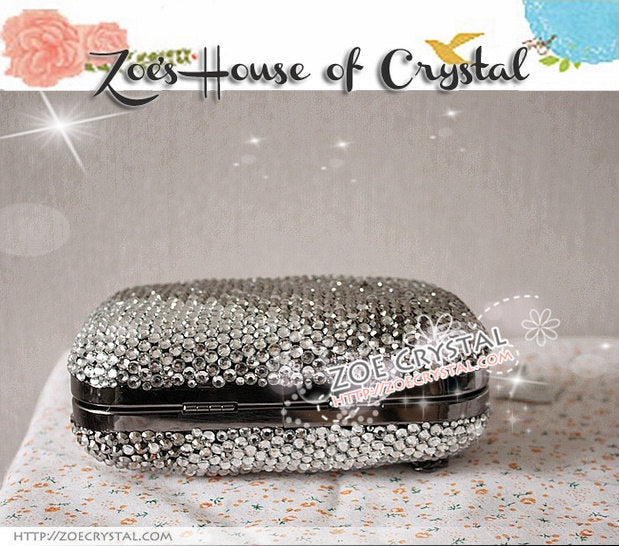 Wedding Purse / Clutch / Bag - An elegant and stylish one for Bride or Bridesmaid  (white to grey)