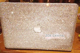 4mm Bedazzled Bling MACBOOK Case / Cover Celeb Kim Kardashian Kylie Jenner in Clear White Crystal