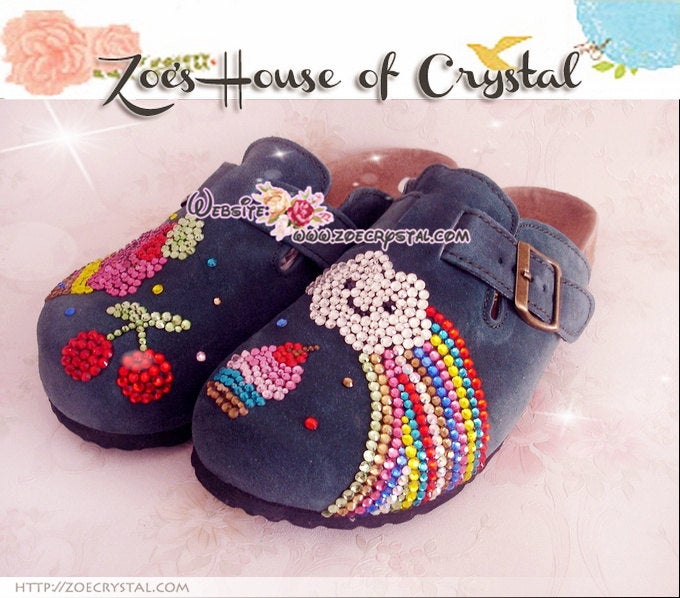 Promtion: 10% off Casual Style Bling and Sparkly Clogs / Sandals with Sweet Style