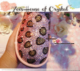 PROMOTION WINTER Bling and Sparkly Leopard Strass SheepSkin Wool BOOTS w shinning Czech or Swarovski crystal