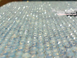 4mm Customized MACBOOK Case / Cover in OPAL WHITE Crystals (Air/Pro/Retina)  Add Name or Words