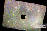 MACBOOK Case /Cover (Air / Pro) Glittery Shinny Sparkly AB White Crystal Rhinestone Celeb Kylie Jenner Kim Kardashian