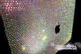 MACBOOK Case /Cover (Air / Pro) Glittery Shinny Sparkly AB White Crystal Rhinestone Celeb Kylie Jenner Kim Kardashian
