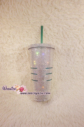 SALES Bling STARBUCKS Coffee Cold Cup Mug Tumbler Bedazzled Shinny Sparkly Glittery Swarovski Crystal Rhinestone Shane Dawson Trisha Paytas